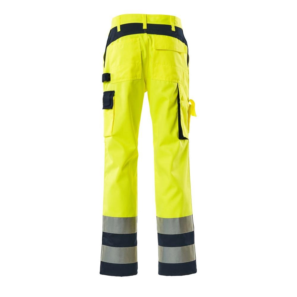 MASCOT® Olinda trousers, hi-vis yellow/navy