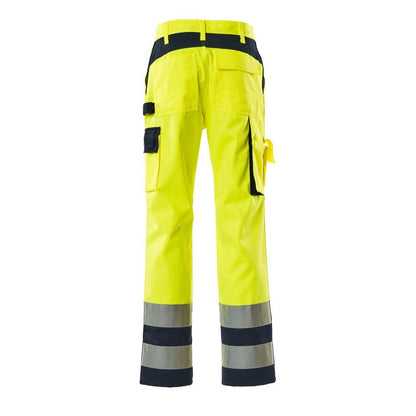 MASCOT® Olinda trousers, hi-vis yellow/navy