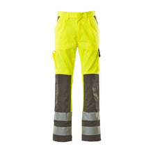 Pantalones MASCOT® Olinda, amarillo de alta visibilidad/antracita