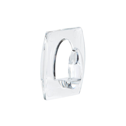 Der 3M Command™ Mini-Haken, transparent mit transparenten Strips (17006CLRFGN), von 3M Deutschland GmbH eignet sich perfekt für Aufbewahrung ohne Bohren dank des klaren Designs und der einfachen Befestigung.