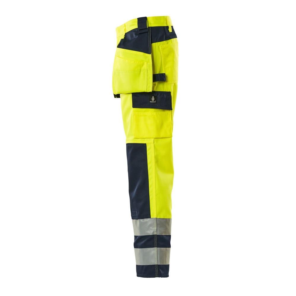 MASCOT® Almas craftsman trousers, hi-vis yellow/navy