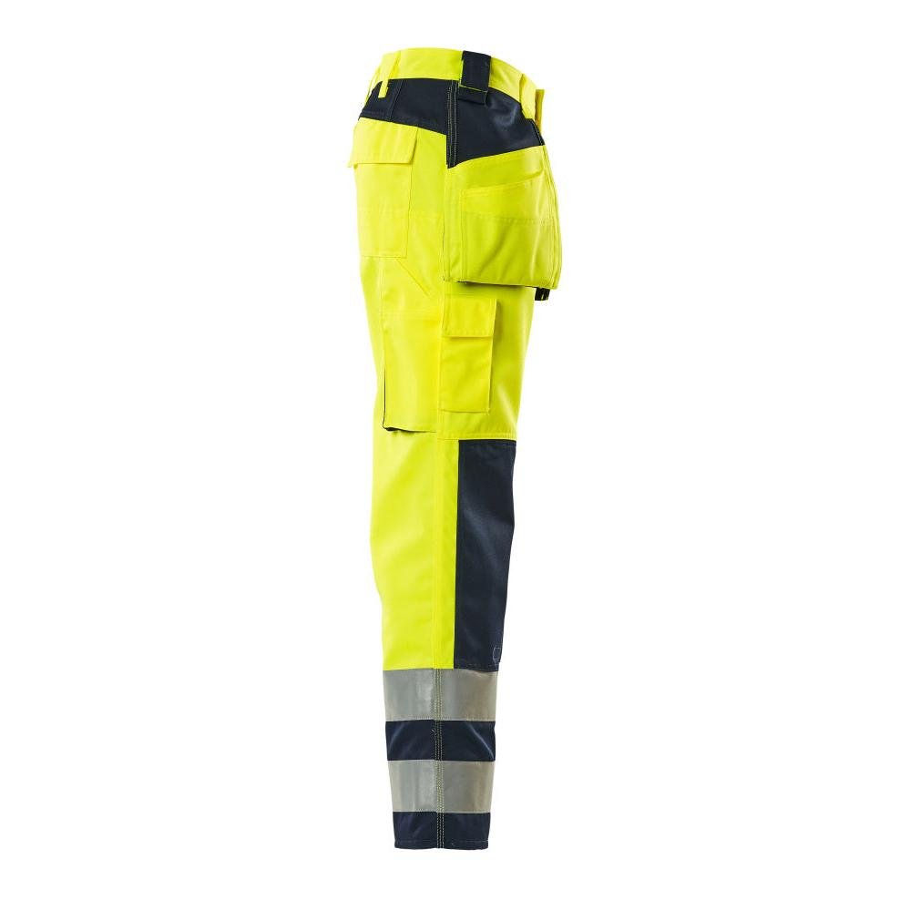 MASCOT® Almas craftsman trousers, hi-vis yellow/navy