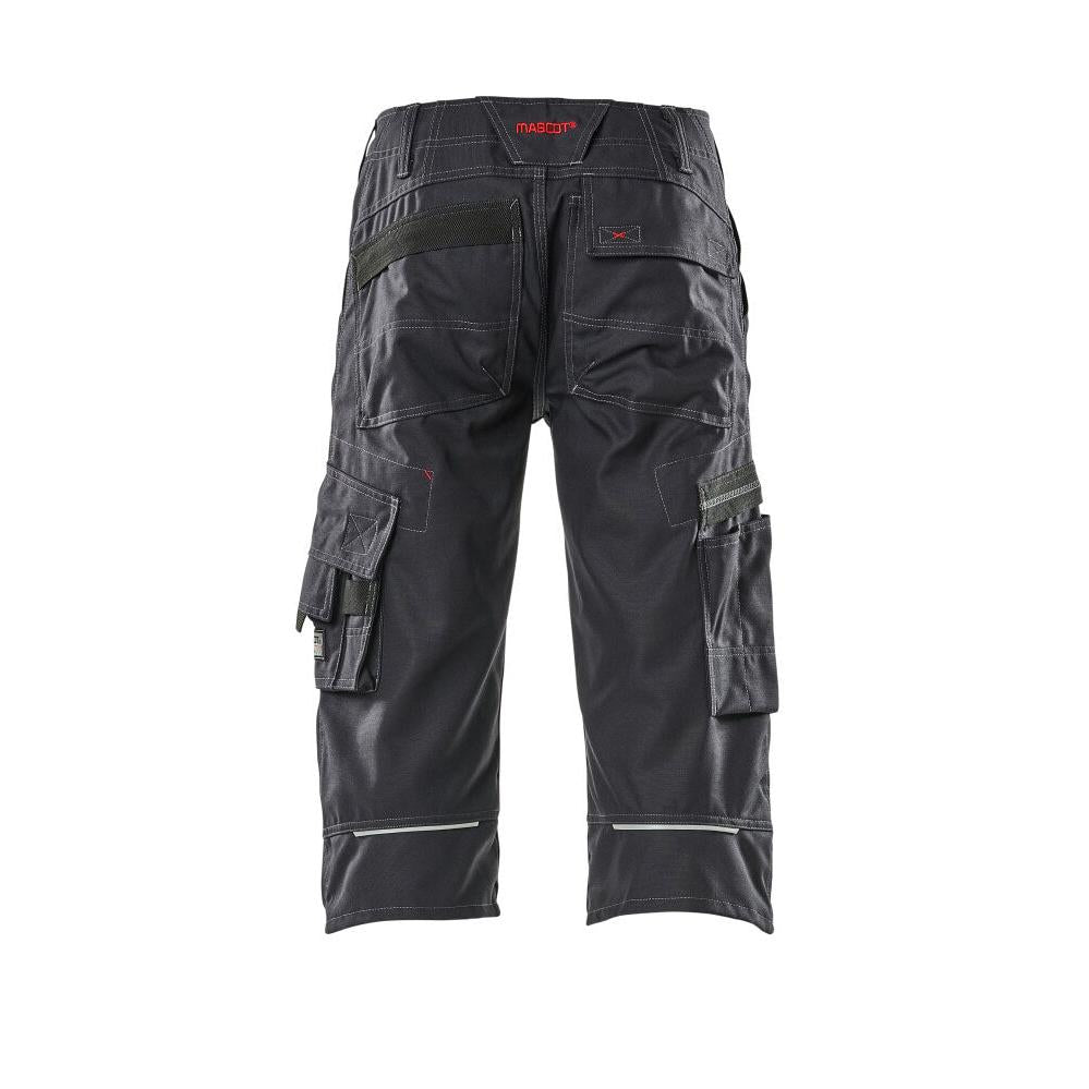 MASCOT® Limnos pantalón tres cuartos, negro-azul