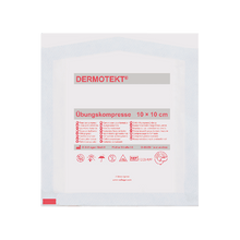DERMOTEKT®  Training Compress, 10 x 10 cm, 2 pieces, non-sterile