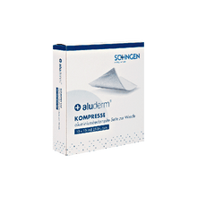 Compresa aluderm®, unidad de envase de 25 unidades, 10 x 10 cm