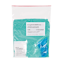 Kit de ropa de protección desechable, talla pequeña, con bata
