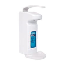 Dispensadores de desinfectante con botellas de 500 ml y 1000 ml