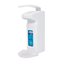 Dispensadores de desinfectante con botellas de 500 ml y 1000 ml
