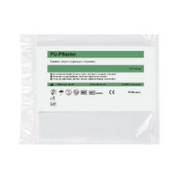 PU Bandage Set (10 pieces), 7.2 x 8 cm, transparent, waterproof
