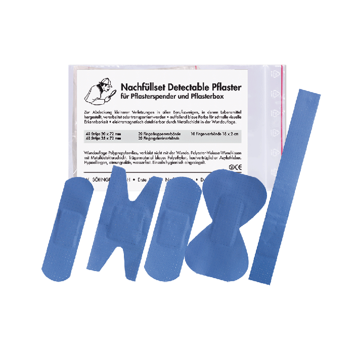 Nachfüllset detectable komplett für Pflasterspender Mehrbedarf