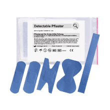 Juego de tiritas Detectables para el kit de primeros auxilios