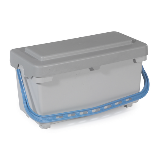 Numatic Caja para fregona Mopmatic MK 3 gris con mango codificado por colores