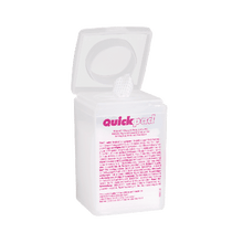 Dispensador de toallitas con alcohol Quickpad, con 150 toallitas y soporte