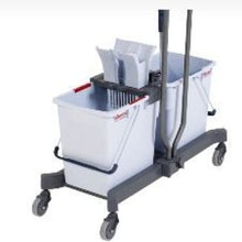 Vileda Professional Ultraspeed Pro Double Driving Bucket Set 10L 25L - 59x38x86 CM | Pakke (1 stk)