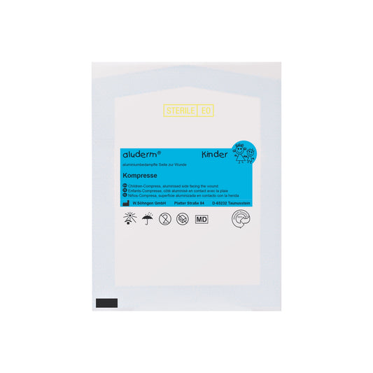 aluderm® Children's Compress, 6 x 6 cm