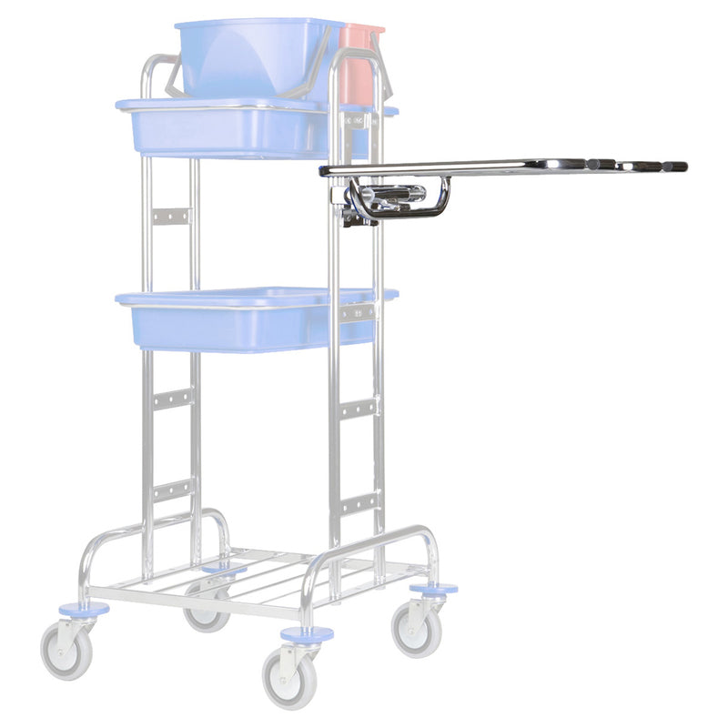 Marco de soporte VERMOP 2X70 L, plegable, cromado, 58 x 47 x 19 cm