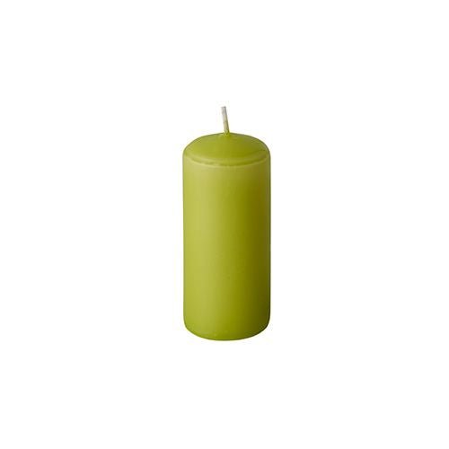 The Starpak 10 pillar candles (Ø 40 mm · 90 mm) are simple, cylindrical green candles with white wicks—perfect for creating a romantic atmosphere.