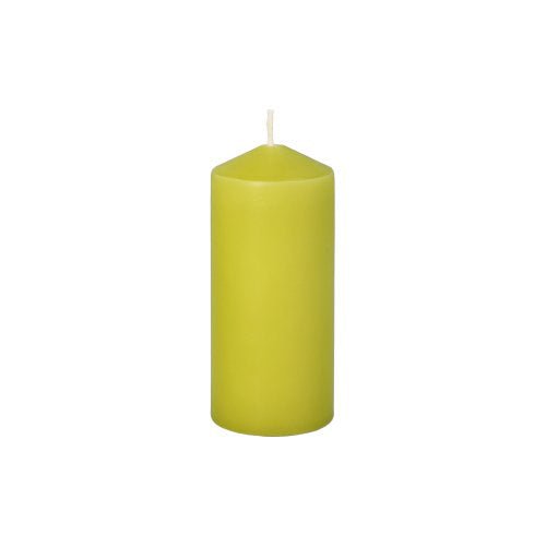 The Starpak 10 pillar candles (Ø 40 mm, 90 mm) from Starpak, with their flat bottoms and tapered ends, are shown against a white background—perfect for romantic moments thanks to their long burn time.