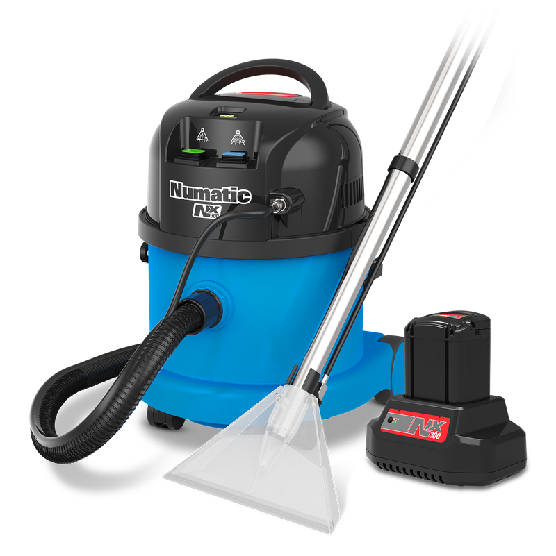 Numatisk batterisprayutsug CTB370NX/1 Teppe, blått, tilbehørssett A40B(B) | Pakke (1 stk)