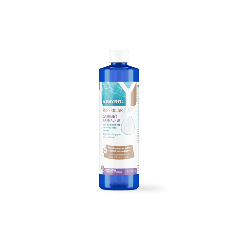 BAYROL Superklar 0,5 L concentrado líquido con efecto aclarante