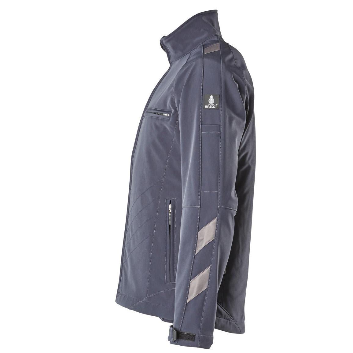 MASCOT® Dresden Soft Shell Jacket, negro-azul