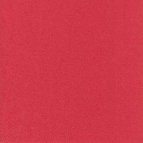 PAPSTAR 250 napkins, 3-ply 1/4-fold from PAPSTAR GmbH: red, solid color with fine texture, without visible patterning - ideal for the catering industry and environmentally friendly use.