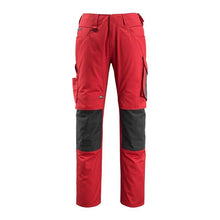 MASCOT® Pantalón Mannheim, rojo/negro
