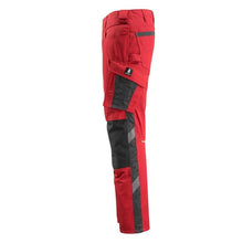 MASCOT® Pantalón Mannheim, rojo/negro