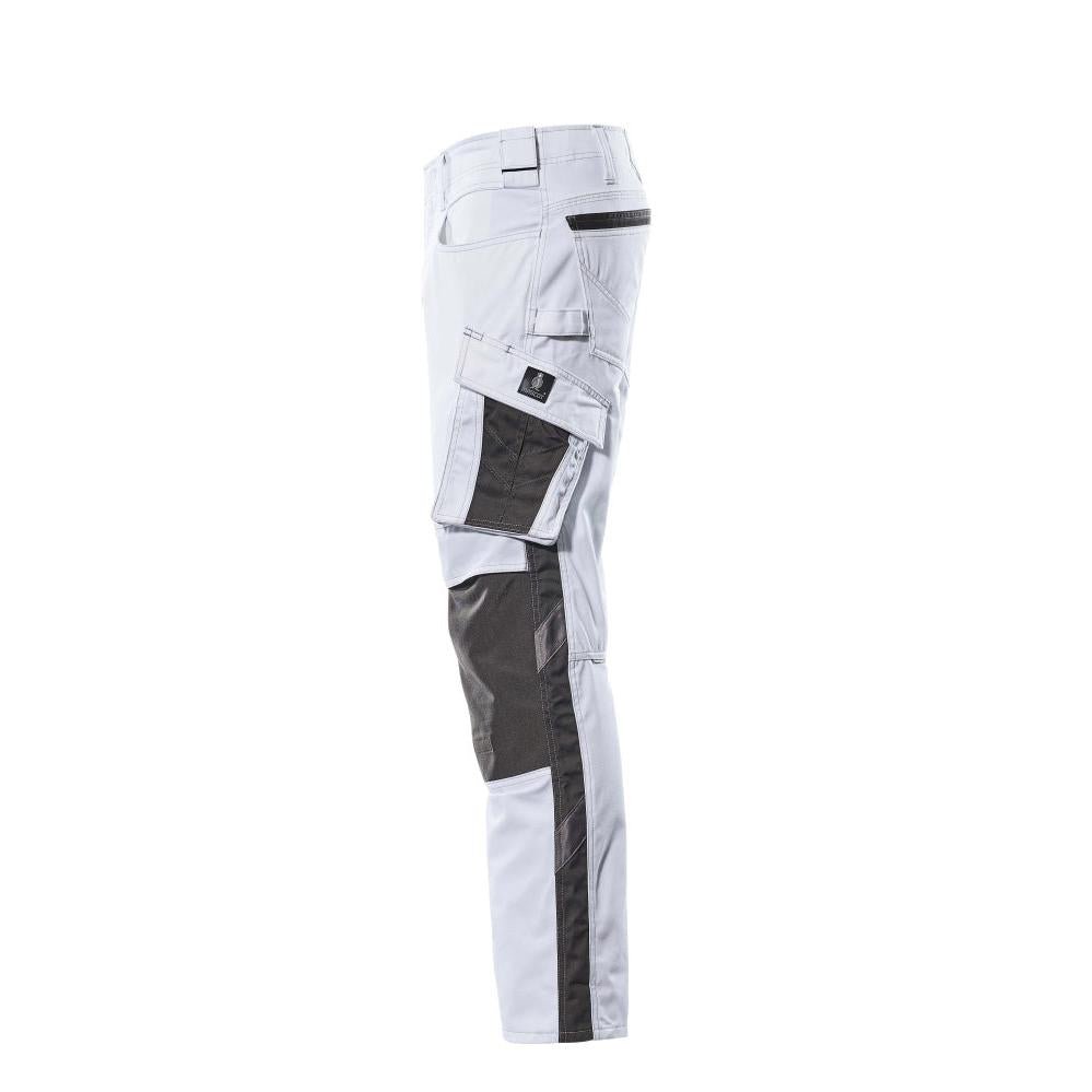 Pantalón MASCOT® Mannheim, blanco/antracita oscuro