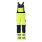 MASCOT® Davos Multisafe dungarees, hi-vis yellow/black-blue