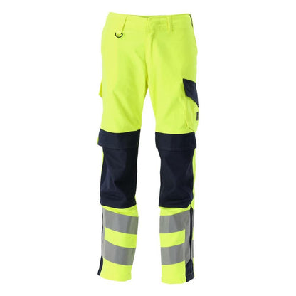 MASCOT® Arbon trousers Multisafe, hi-vis yellow/black-blue