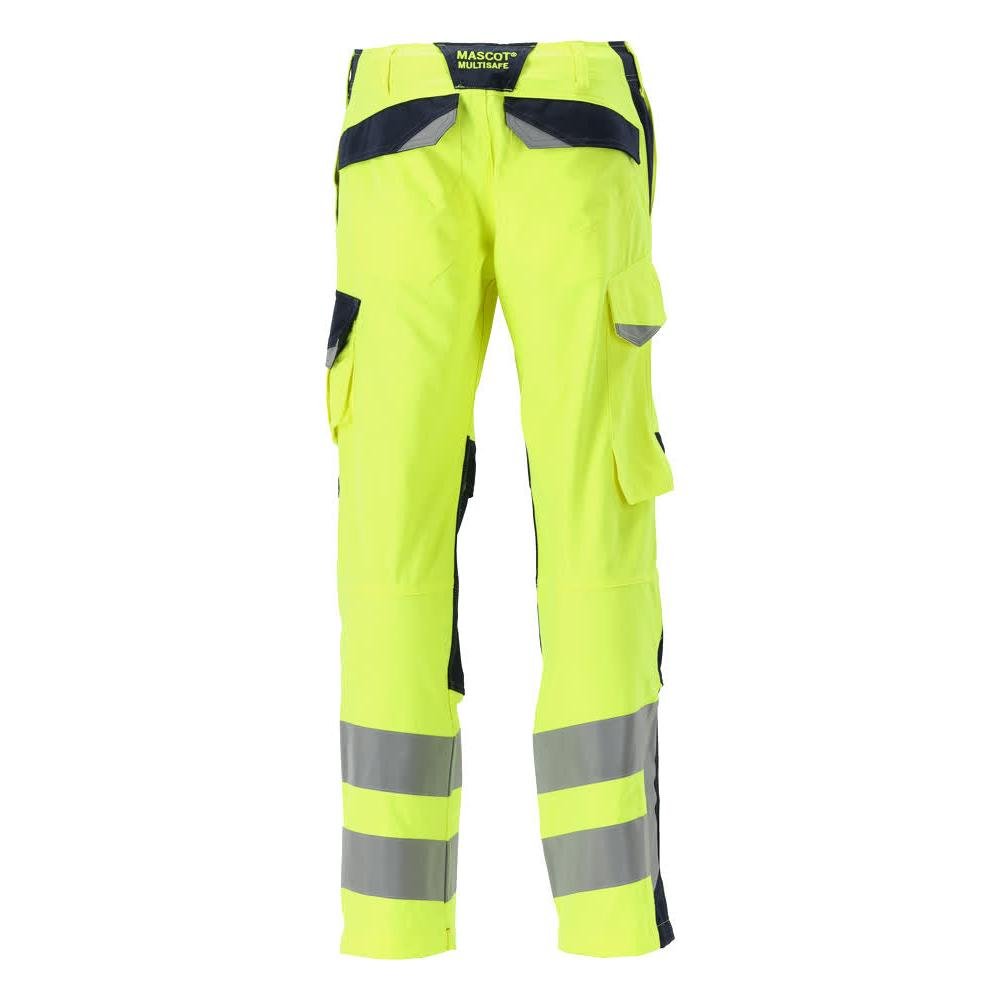 MASCOT® Arbon trousers Multisafe, hi-vis yellow/black-blue