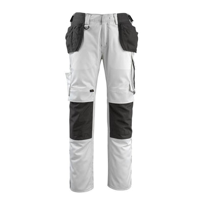MASCOT® Bremen craftsman trousers, white/dark anthracite