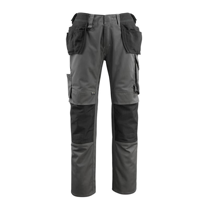 MASCOT® Bremen craftsman trousers, dark anthracite/black