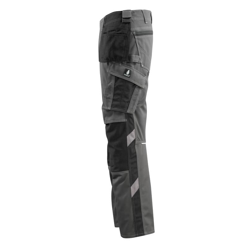 MASCOT® Bremen craftsman trousers, dark anthracite/black