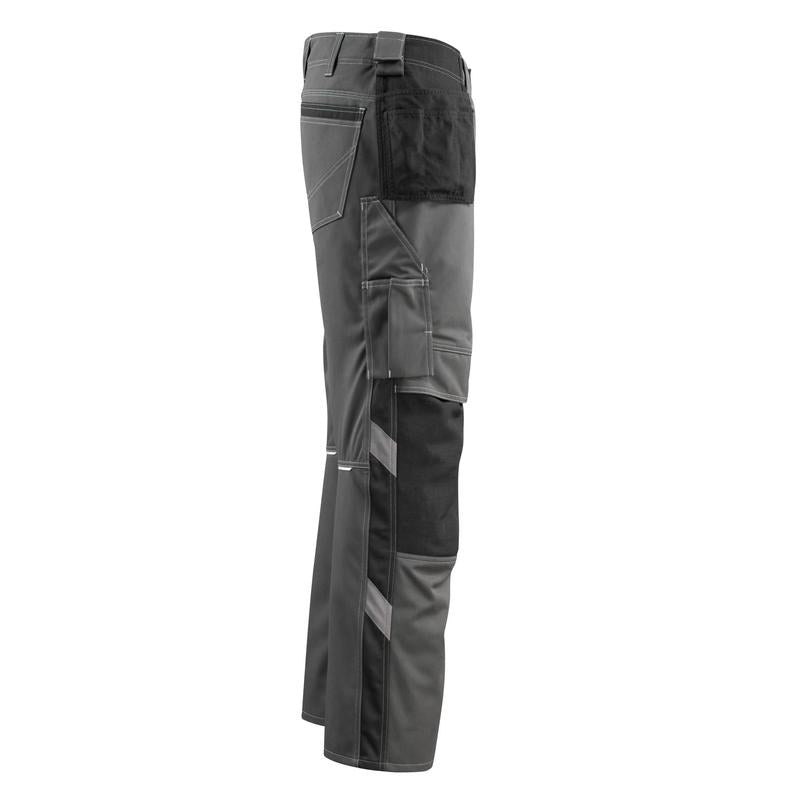 MASCOT® Bremen craftsman trousers, dark anthracite/black