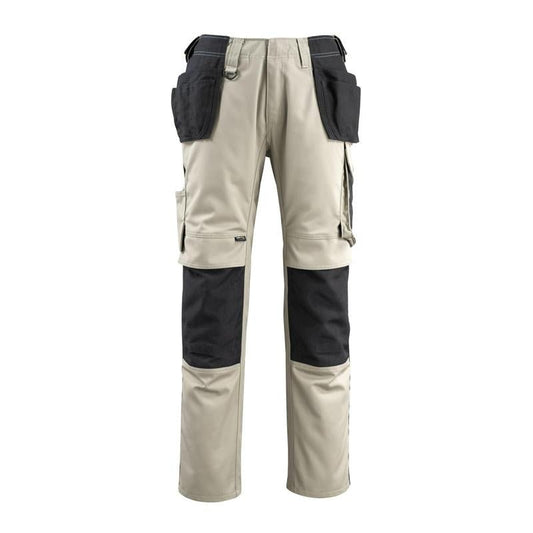 MASCOT® Bremen craftsman trousers, light khaki/black