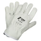 NITRAS DRIVER, guantes de piel de vacuno, gris