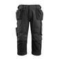 Pantalón tres cuartos de estilo artesano MASCOT® Lindau, negro