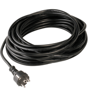 Línea de suministro Numatic para máquinas de rodillos con cepillo de cable Numatic 12 m, negro | Paquete (1 pieza)