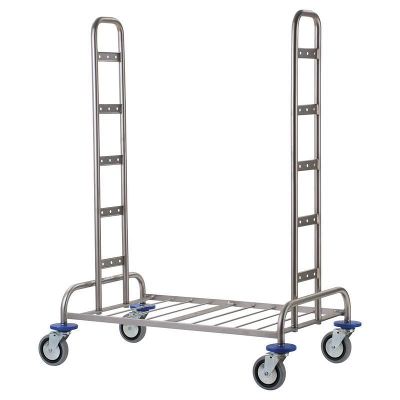 VERMOP bunnramme II, rustfritt stål, 56 x 52 x 105 cm