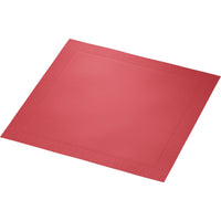 A simple, square classic napkin (40 x 40 cm, 4-ply, embossed, 1/4 fold) from Duni GmbH is shown on a white background with a subtle border pattern and a slightly textured surface.