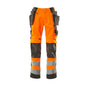 Pantalón artesano MASCOT® Wigan, naranja de alta visibilidad/antracita oscuro