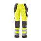 Pantalón artesano MASCOT® Wigan, amarillo de alta visibilidad/antracita oscuro