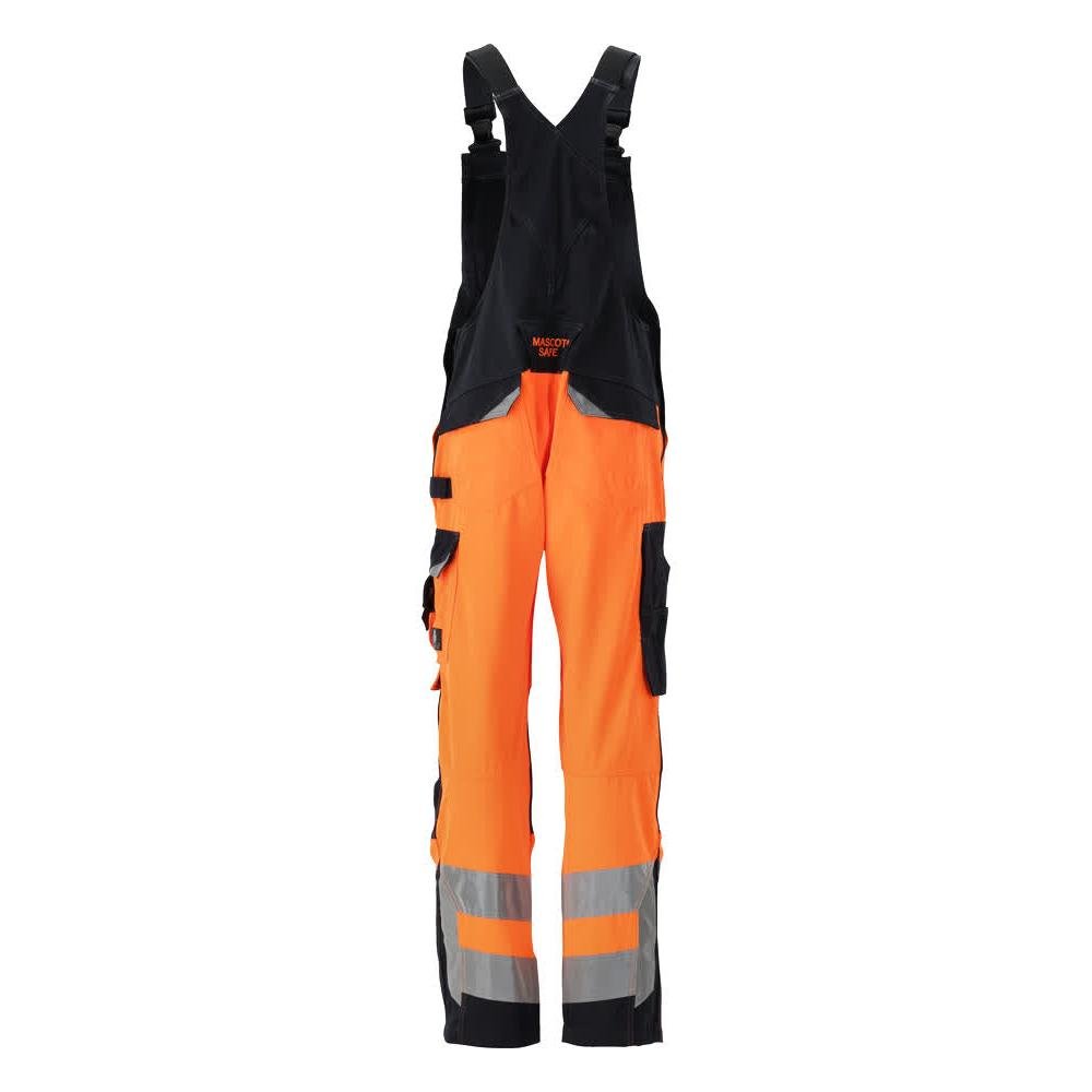 Peto MASCOT® Newcastle, naranja de alta visibilidad/negro-azul