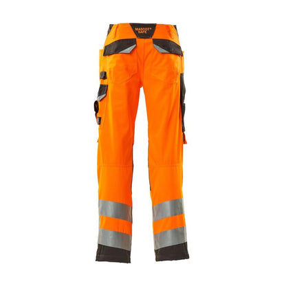 MASCOT® Kendal trousers, hi-vis orange/dark anthracite