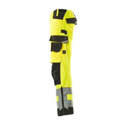 MASCOT® Kendal trousers, hi-vis yellow/black