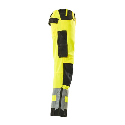 MASCOT® Kendal trousers, hi-vis yellow/black