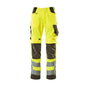 Pantalón MASCOT® Kendal, amarillo de alta visibilidad/antracita oscuro