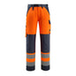 Pantalones MASCOT® Maitland, naranja de alta visibilidad/negro-azul